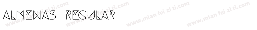 Almenas Regular字体转换